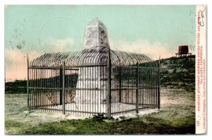 1907 US and Mexico Boundary Monument at San Diego, CA Postcard
