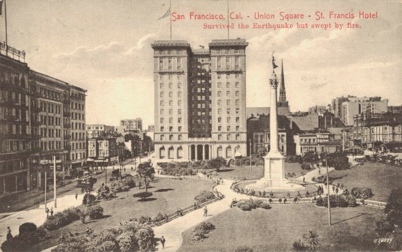 USA San Francisco Union Square St. Francis Hotel 03.15