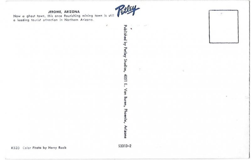 Howdy from Jerome Arizona America's Most Vertical City