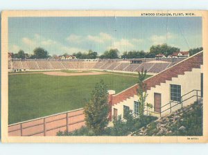 Pre-Chrome STADIUM SCENE Flint Michigan MI AG4521