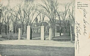 NEW BRUNSWICK NEW JERSEY~RUTGERS COLLEGE~1906 POSTCARD