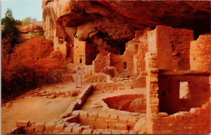 Mesa Verde National Park Spruce Tree Ruin Unused Vintage Postcard H34