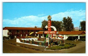 GRAND JUNCTION, Colorado CO ~ Roadside BAR X MOTEL ca 1950s-60s Postcard