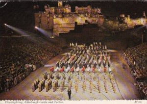Scotland Edinburgh Castle Floodlighting and Tattoo 1966