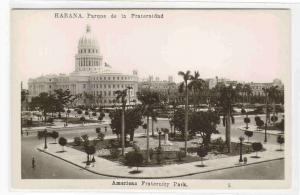 American Fraternity Park Havana Cuba RPPC postcard