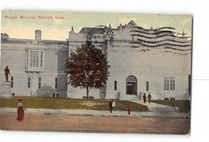 Hartford Connecticut CT Postcard 1913 Morgan Memorial