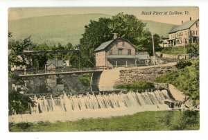 VT - Ludlow. Black River, Dam