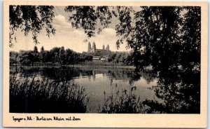 Postcard - Parlie am Rhein mit Dom - Speyer, Germany