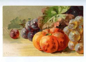 189350 GRAPES on Table by C. KLEIN Vintage GOM #3164 PC