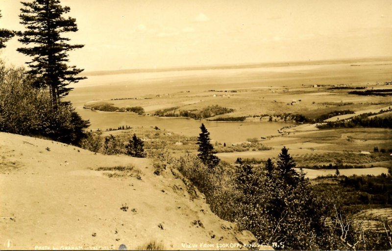 Canada - Nova Scotia, Kings County. View from Look Off   *RPPC