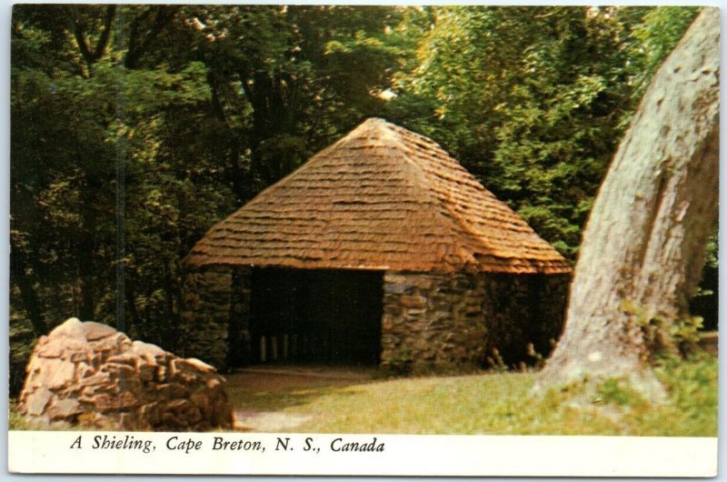 Postcard - A Shieling, Cape Breton - Canada