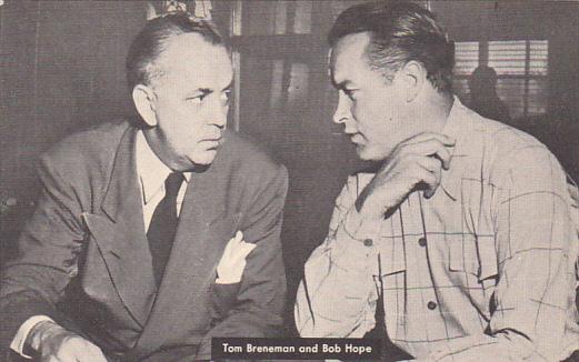 Tom Breneman and Bob Hope 1945