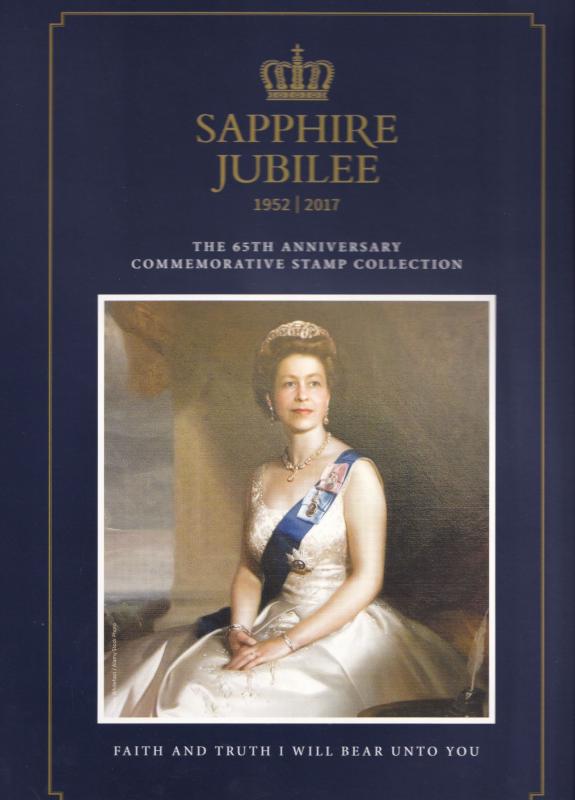 1952 2017 The Sapphire Jubilee Commemorative Coin & Stamp Collection