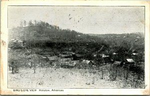 Vtg Postcard 1914 Winslow Arkansas AR - Bird's Eye View M13