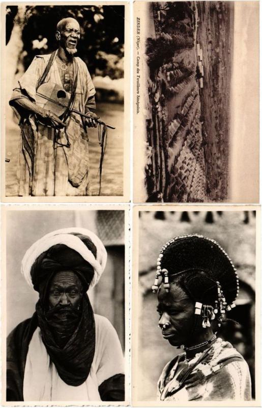 NIGER 20 CPA AFRIQUE Vintage AFRICA Postcards pre-1940