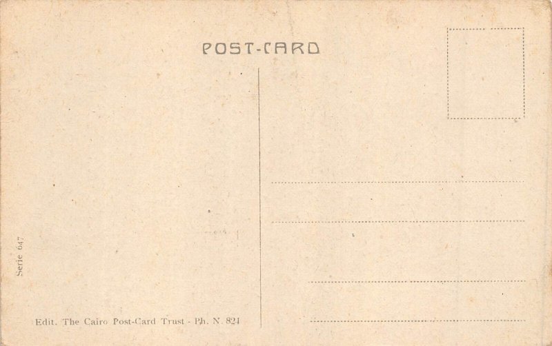 A763 Egypt Cairo Sultanieh Bibliotheque Library vintage postcard