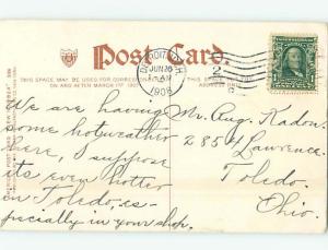 Divided-Back BUILDING SCENE Cleveland Ohio OH H7101