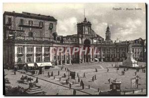 Postcard Old Napoli Piazza Dante