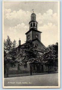 c1910 Halifax Nova Scotia NS Canada Postcard St. Paul's Church Exterior Building