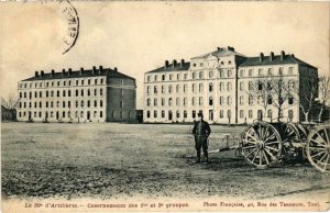 CPA Militaire Toul - Le 39e d'Artillerie - Casernements des 1er (90386)