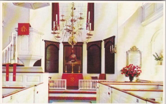 Massachusetts Boston Interior Old North Church Salem Street