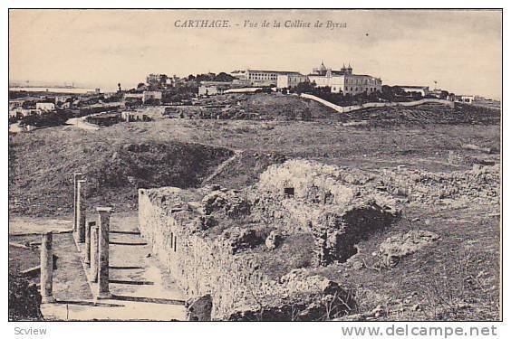 Vue De La Colline De Byrsa, Carthage, Tunisia, Africa, 1900-1910s