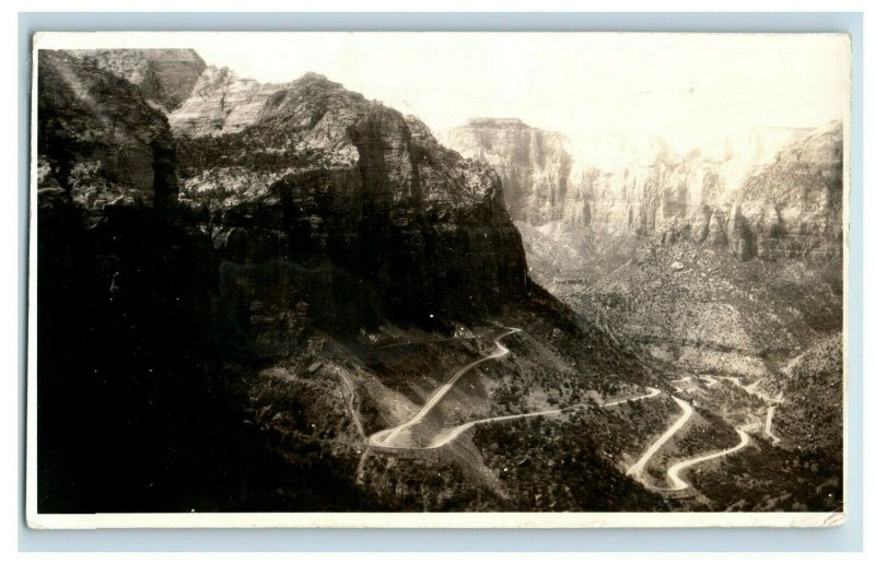 C.1910 Vintage RPPC Road To Bryce Canyon Real Photo, Utah Postcard F63 