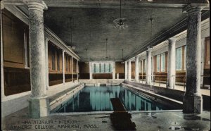 Amherst College Massachusetts MA Hatatorium Swimming Pool c1910 Postcard