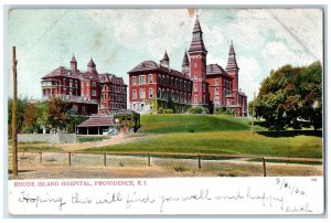 1906 Rhode Island Hospital Providence RI New London Connecticut Vintage Postcard