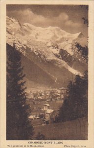 France Chamonix Mont Blanc Vue generale et le Mont Blanc 1931