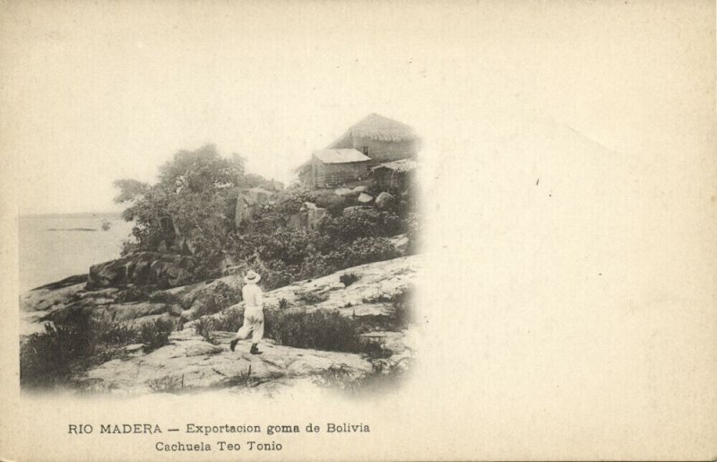 bolivia, RIO MADERA, Exportacion Goma de Bolivia, Cachuela Teo Tonio (1899)