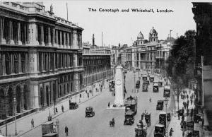 BR79728 the cenotaph and whitehall london double decker bus car uk