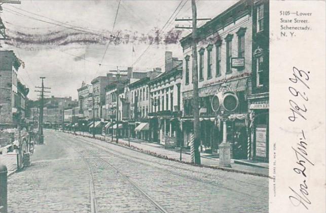 New York Schenectady Lower State Street 1905