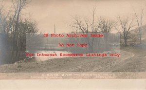 VT, Bennington, Vermont, RPPC, River View, Photo