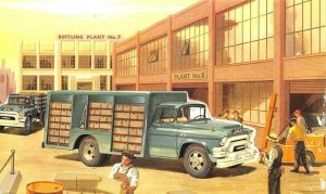 G.M.C. General Motors M340 Series Delivery Truck Advertising Postcard