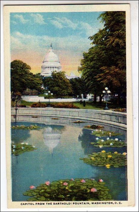 Capitol from Bartholdi Fountain, Washington DC