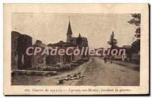 Postcard Old War From 1914-1915 Lacroix-sur-Meuse