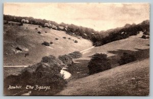 Surrey  Dorking  Boxhill  The Zigzags   UK   Postcard