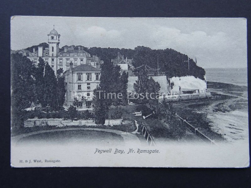 Kent PEGWELL BAY near Ramsgate c1905 Postcard by H & J West