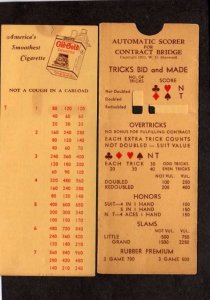 Old Gold Cigarettes Smoking Automatic Scorer & Contract Bridge Game 1933