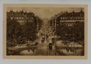 France - Paris. Opera Avenue & French Theatre Square Street Scene