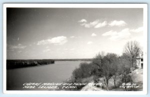 RPPC SAVANNAH, Tennessee TN ~ CHERRY MANSION near Selmer c1940s Gooch Postcard 