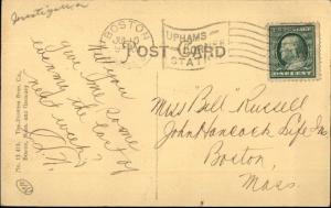 Boston MA Deer Island Lighthouse c1910 Postcard Version #8