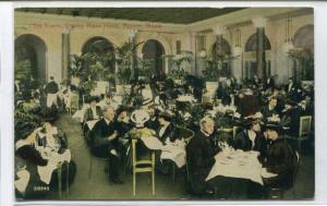 Tea Room Interior People Copley Plaza Hotel Boston Massachusetts 1915 postcard