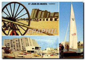 Modern Postcard The Vendee Tourism Saint Jean de Monts Boat Catamaran