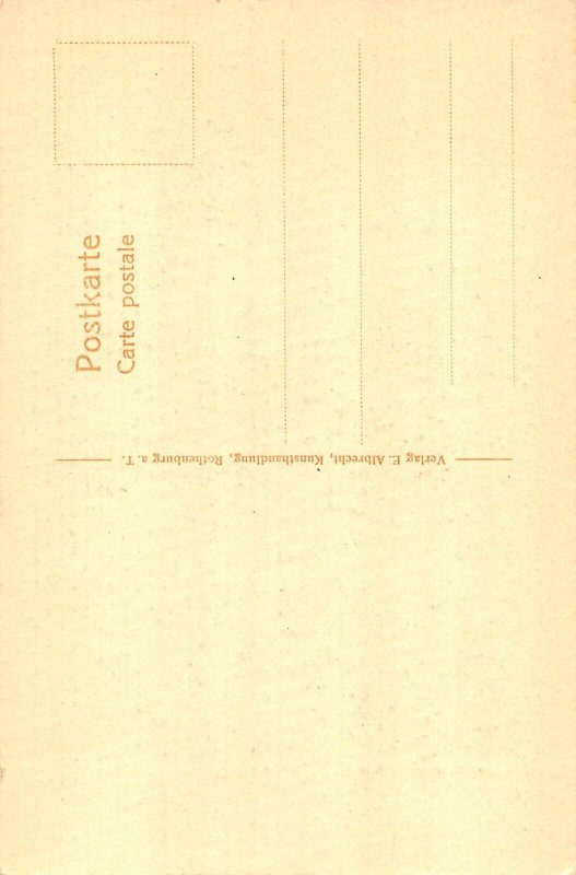 A136 Germany Rothenburg a T Klingentor vintage postcard