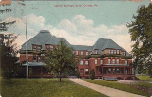 Postcard Ladies' Cottage State College PA Penn State