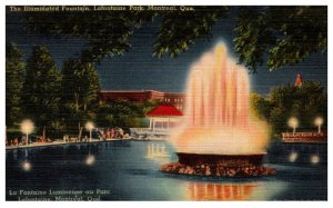 Canada  Montreal la Fontaine Lumineque au Parc Lafontaine