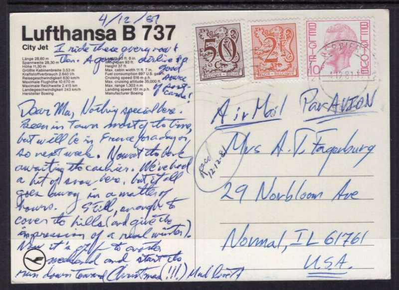 Lufthansa B737 Airplane BIN