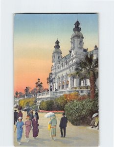 Postcard Le Casino et les Terrases Monte Carlo Monaco Monaco